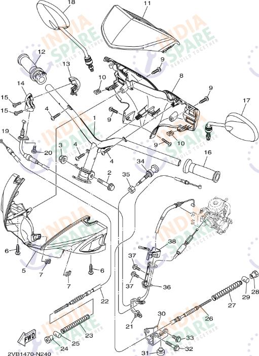 STEERING HANDLE & CABLE